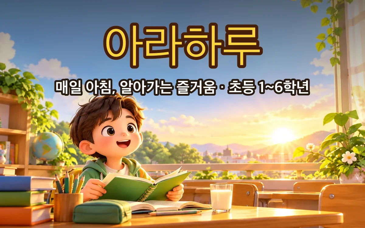아라하루 화면