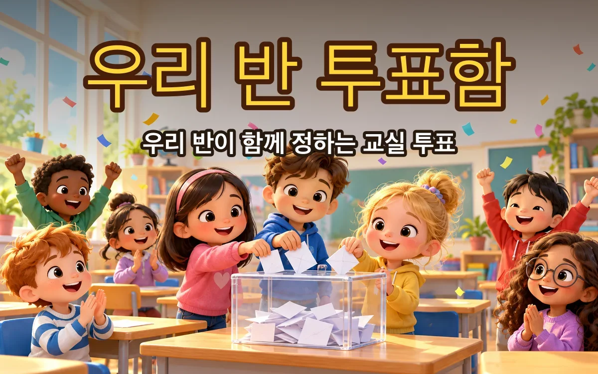 우리 반 투표함 화면