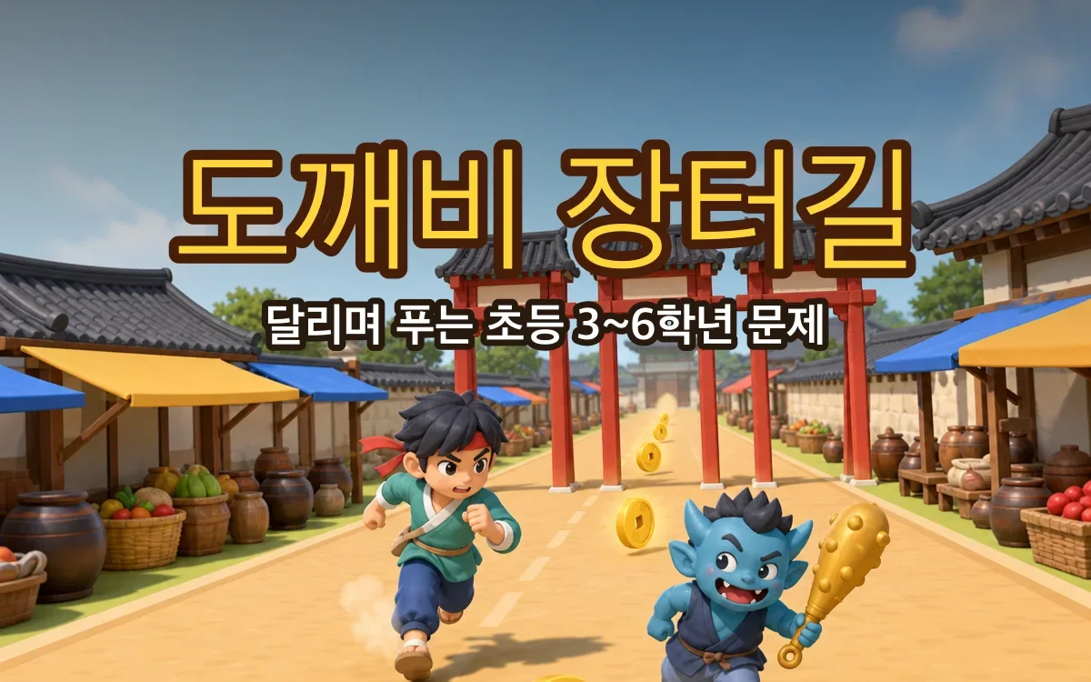 도깨비 장터길 화면