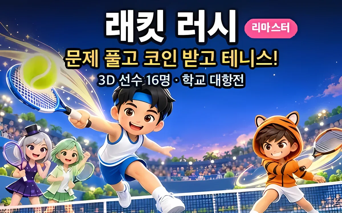 래킷 러시 Racket Rush 화면
