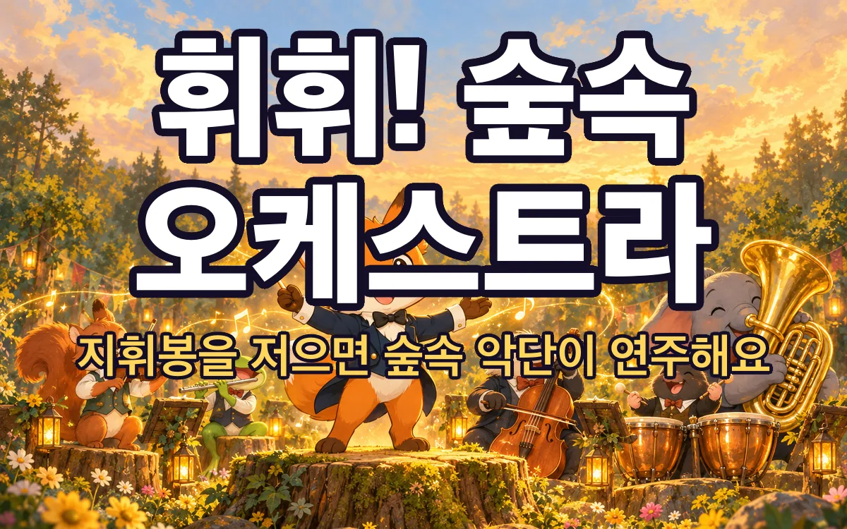 휘휘! 숲속 오케스트라 화면